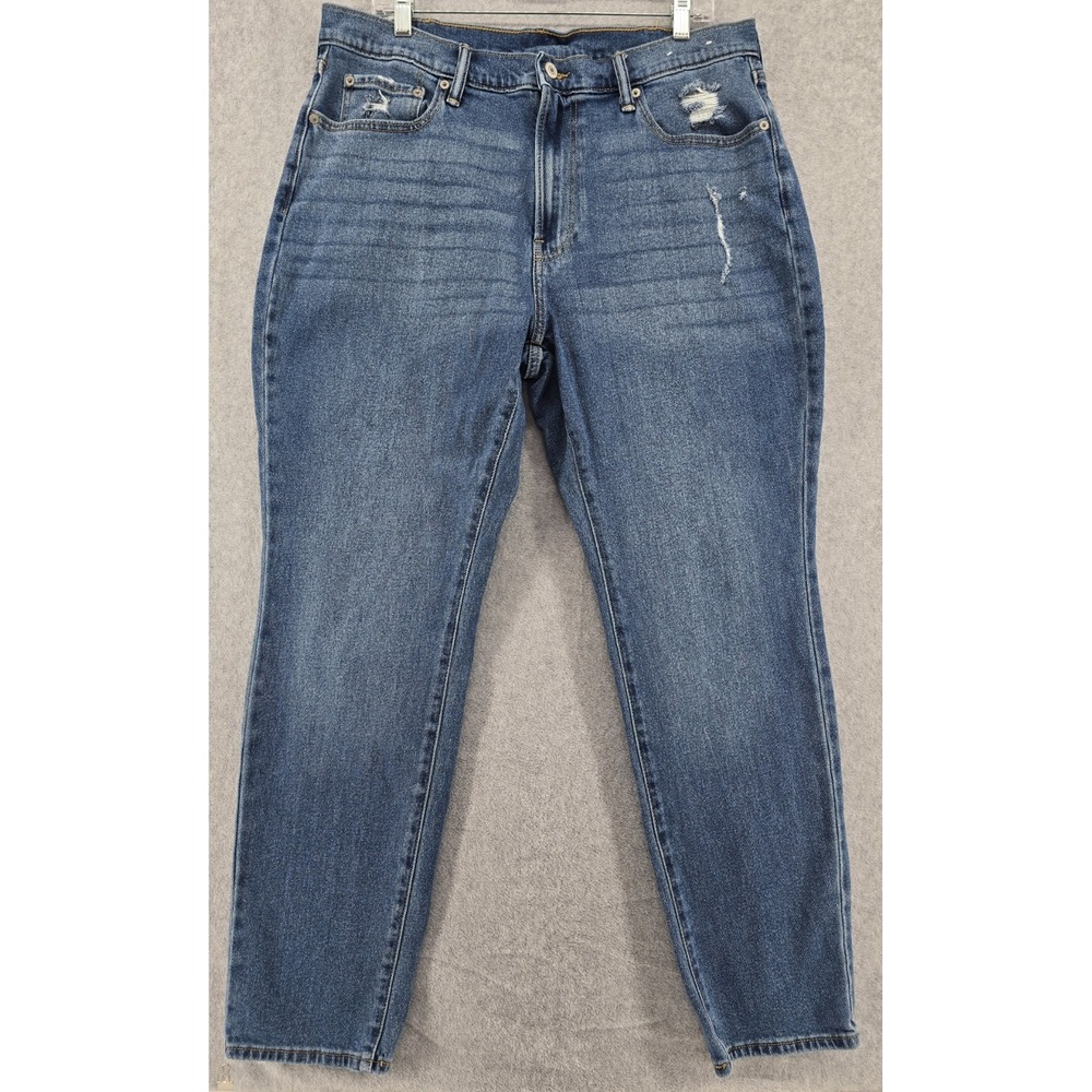 Abercrombie & Fitch Athletic Slim Stretch Jeans Men's 36 x 32(31) Distressed